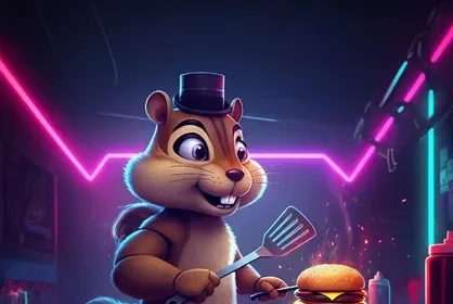 alvin fnaffnaf gray flip my burger