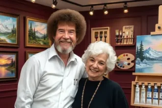 Vivian Ridge, Bob Ross’s first wife, known for her artistic and nurturing role in the family.