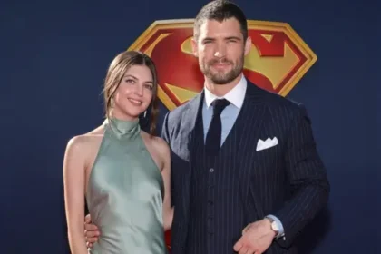 Amy Corenswet with her brother David Corenswet in a casual photo together