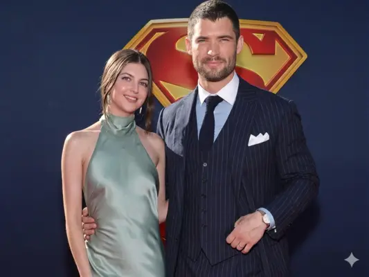 Amy Corenswet with her brother David Corenswet in a casual photo together