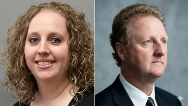 “Corrie Bird, only biological daughter of NBA legend Larry Bird, smiling at family event in Indiana”