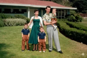 Jody Morrill Wolcott supporting her family during Johnny Carson’s early career